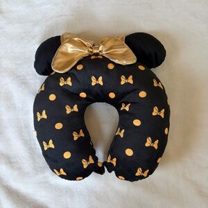 Disney Black and Rose Gold Travel Neck Pillow